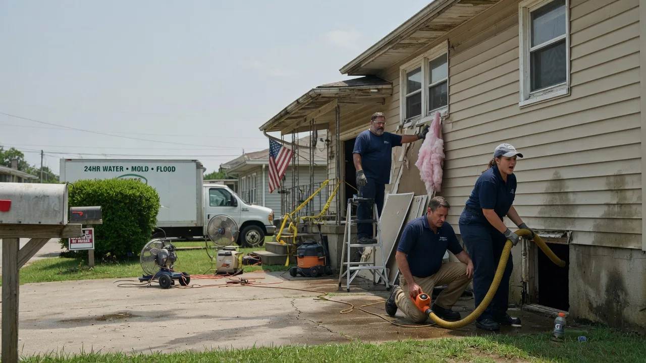 Water Damage Repair in Fairfield, TX near me
